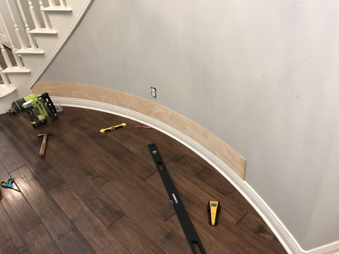 How To Shiplap A Curved Wall Jaclyn James Company