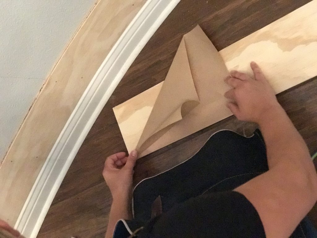 How To Shiplap A Curved Wall Jaclyn James Company