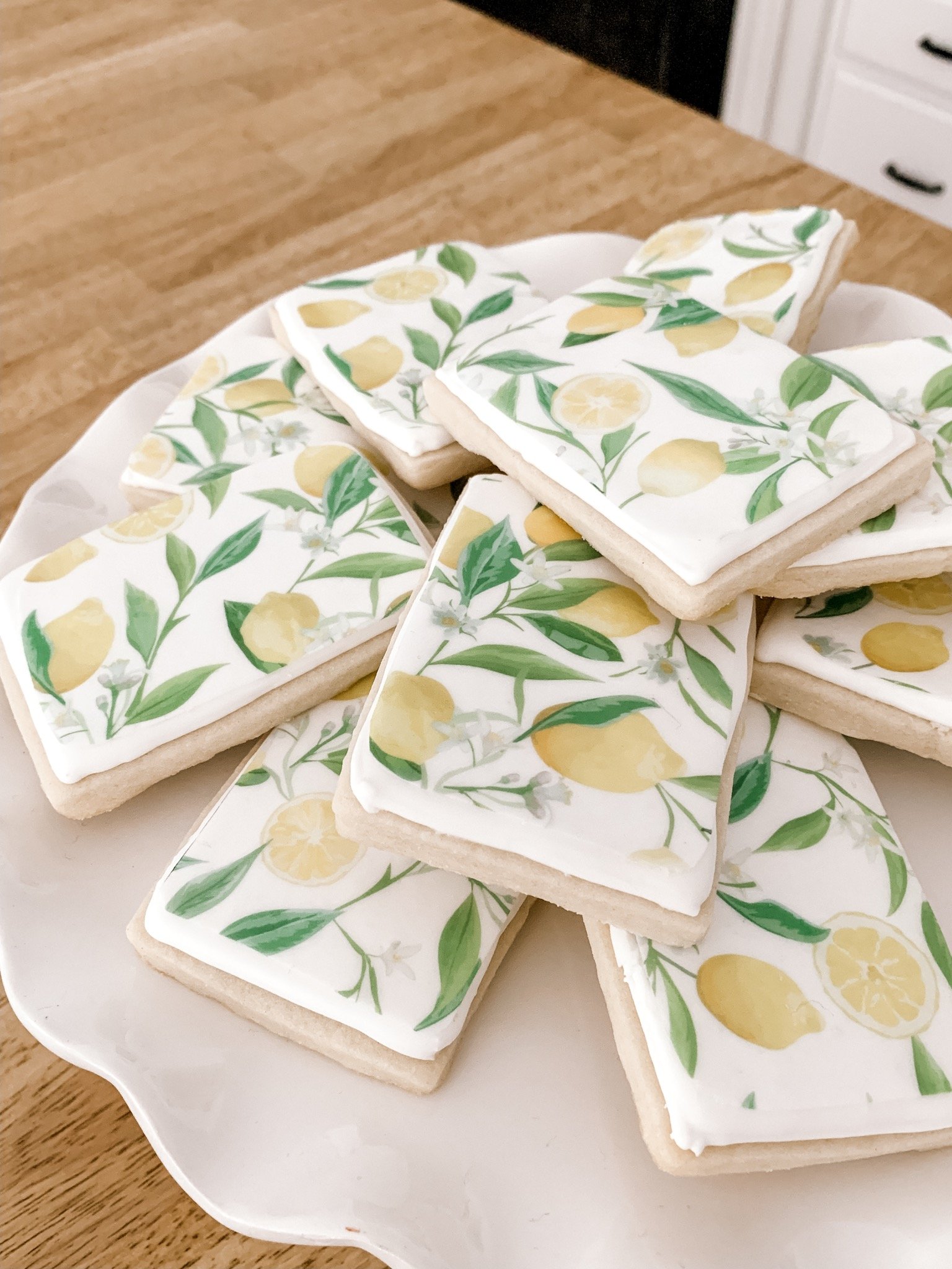 Christmas Cookies with Edible Wafer Paper (Photo Cookies)